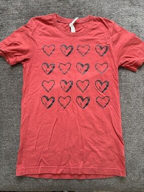 Kids Red Heart Graphic Tee